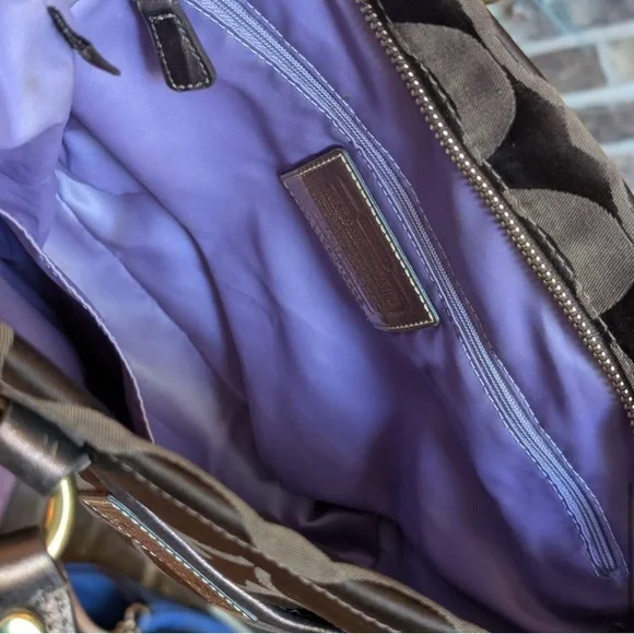 Coach Poppy Chocolate Brown Hobo Bag - Picture 8 of 16